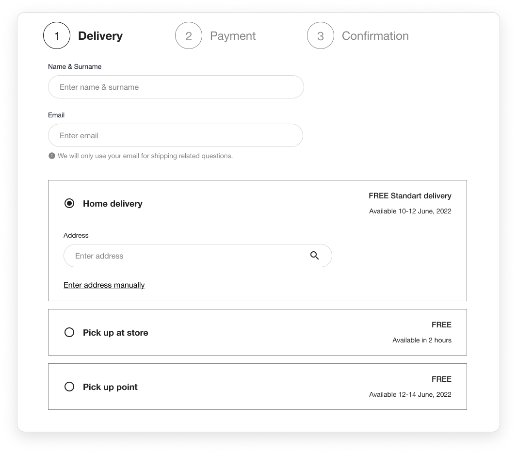 UX Article Checkout